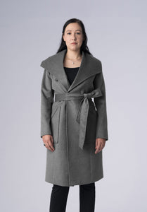 cashmere single breasted-coat