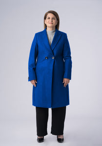 cashmere single breasted-coat