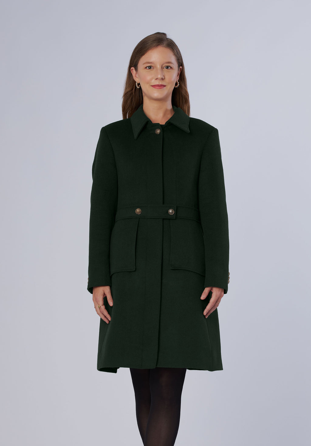 cashmere dress coat-women