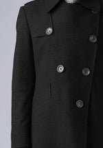 Load image into Gallery viewer, double breasted short woolen- 
coat
