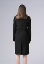 Load image into Gallery viewer, cashmere straight dress-coat
