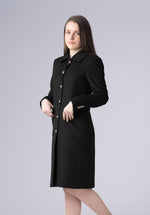 Load image into Gallery viewer, cashmere straight dress-coat
