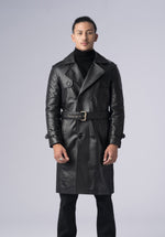 Load image into Gallery viewer, LOGAN LEATHER TRENCH
