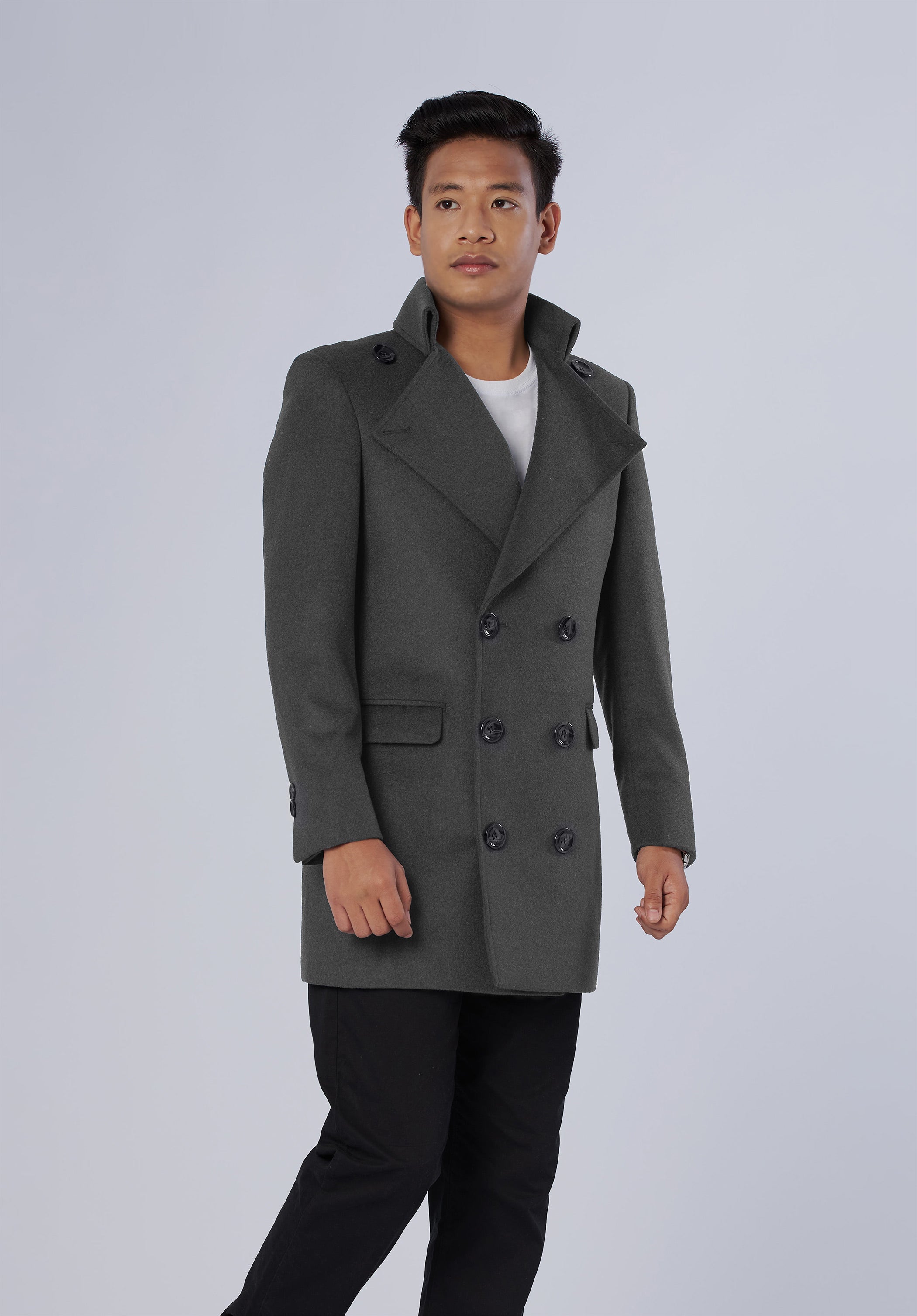 TRENCH PEACOAT