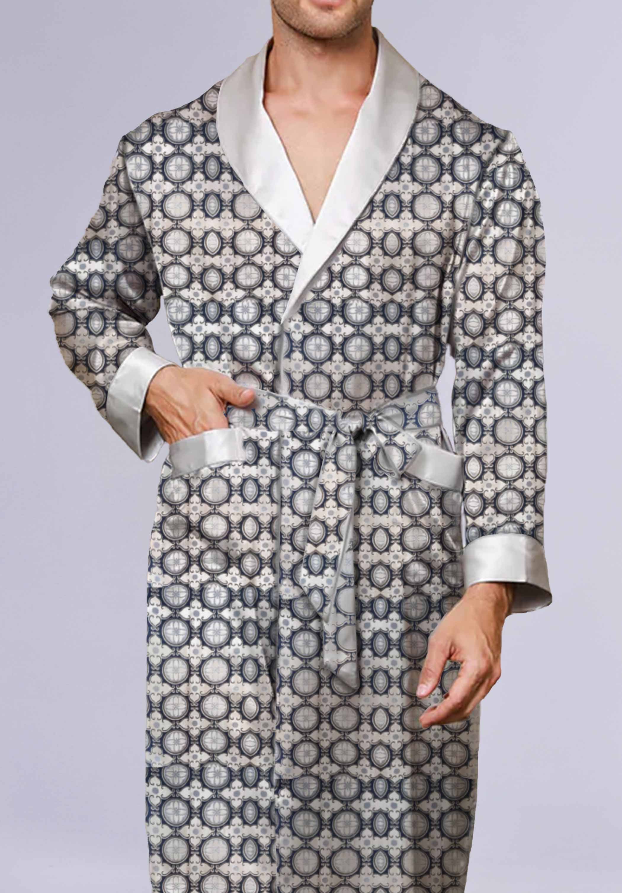 PEARL LUXURE SILK ROBE